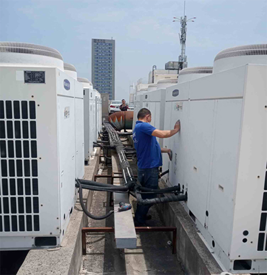 荷塘中央空调制热和不制冷系统维修方法